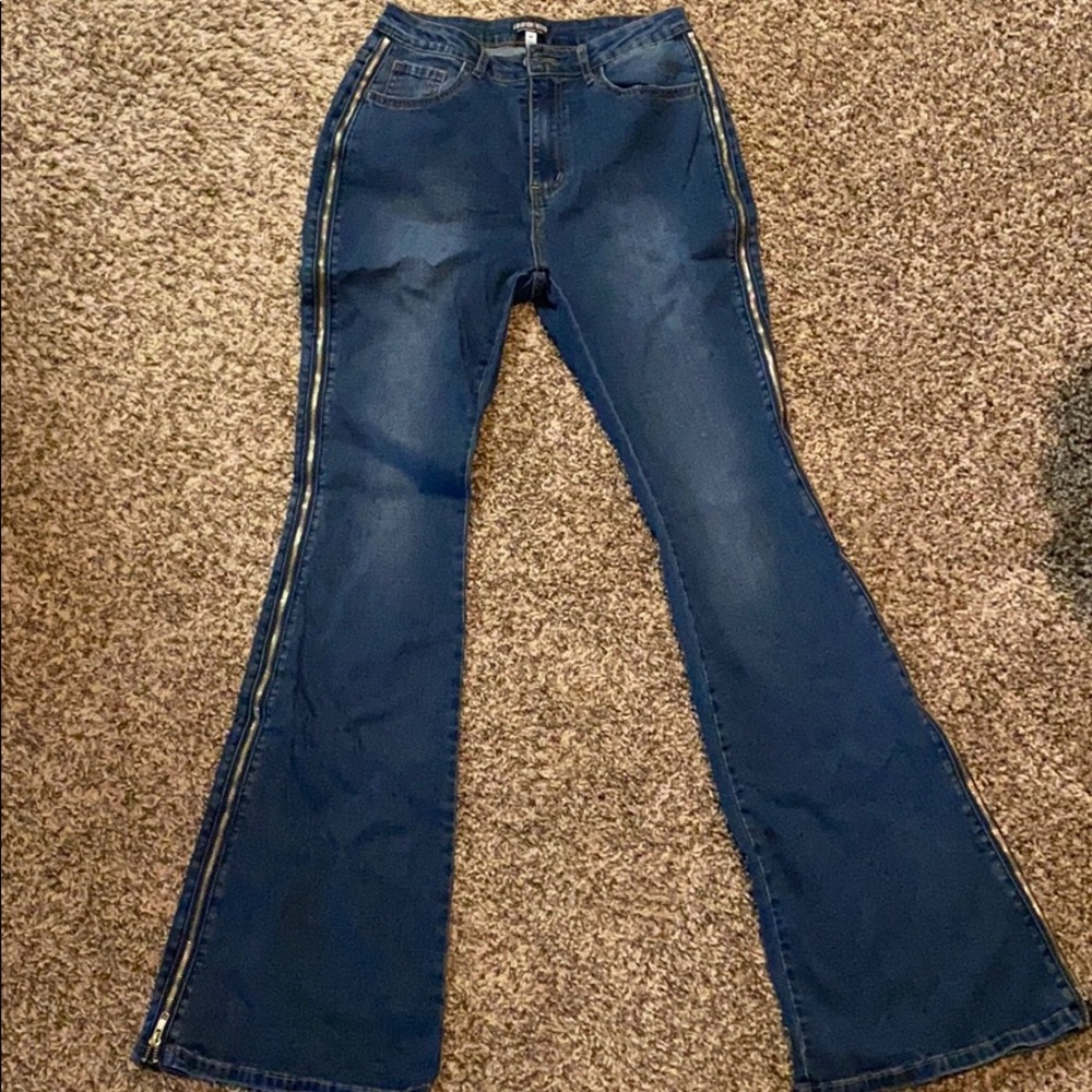 Zipped Bell bottoms